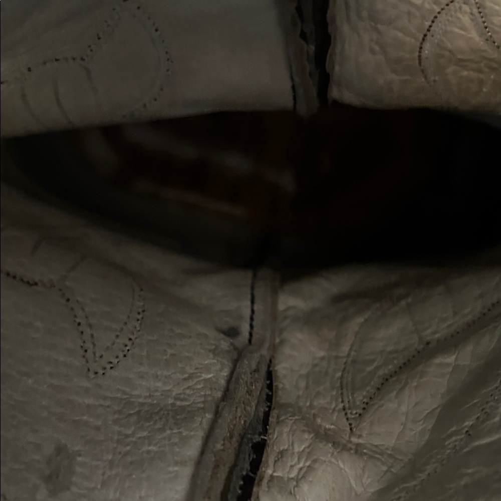 Men's Western Cowboy Boots in Cream